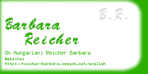 barbara reicher business card